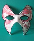Изготовленной на заказ отлитая в форму пульпой маска продуктов DIY для украшения костюма партии