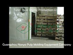 Производственная линия для сушки бумажной массы туннельного типа